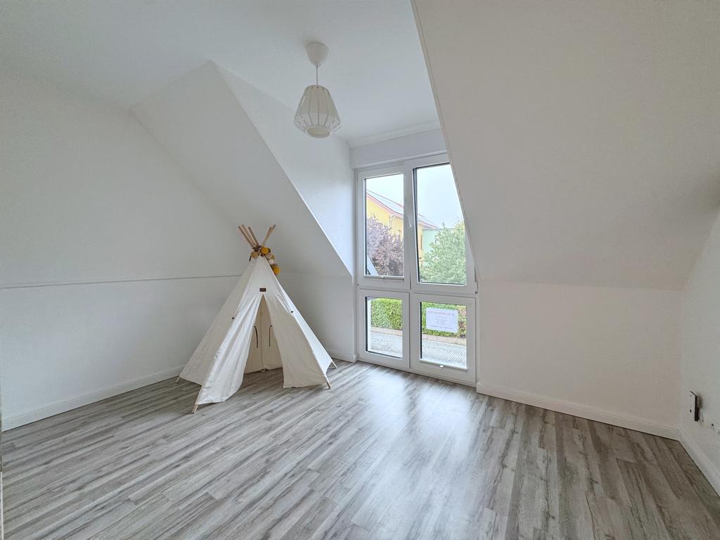 Kinderzimmer vor dem Home Staging, leerer und unmöblierter Ausgangszustand, Inga Schwiedel